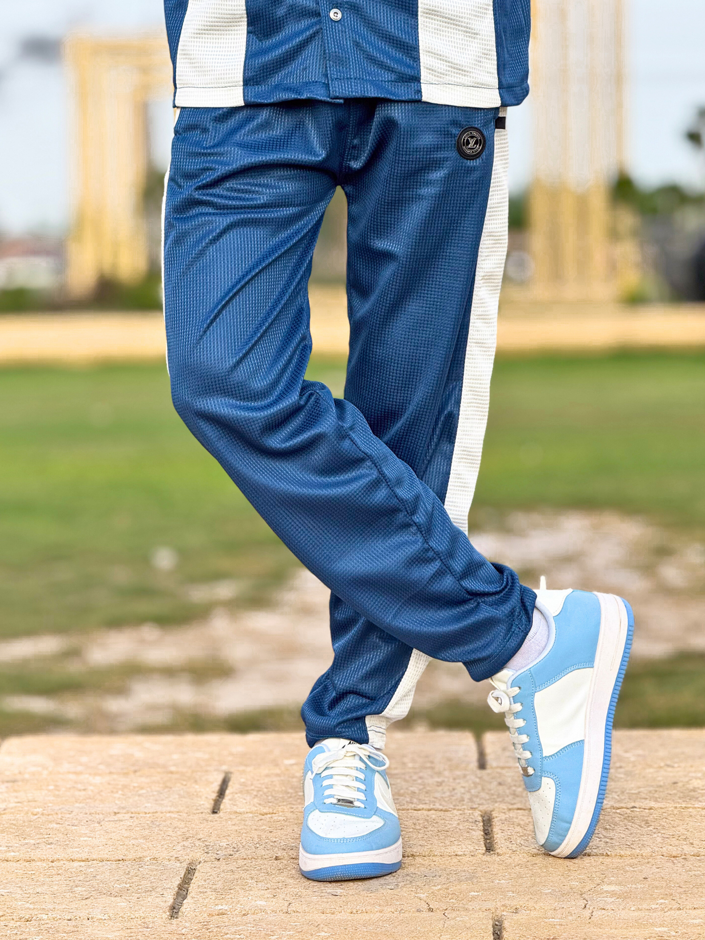 Textured Zink Color-Tracksuit